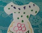 ललित कला धडा “चला बाहुलीचा पोशाख सजवूया ड्रेसमध्ये मुलगी छापा